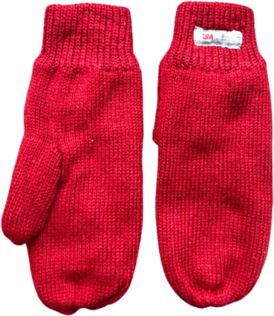 Dames wanten - Winter want - Thinsulate - Wol - Rood - One size
