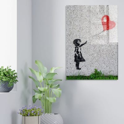 Bozeman Decoratief gehard glas schilderij | 100% GEHARD GLAS | 50 x 70 cm - Asir Group - Wanddecoratie - Multicolor - Glas - Wanddecoratie -