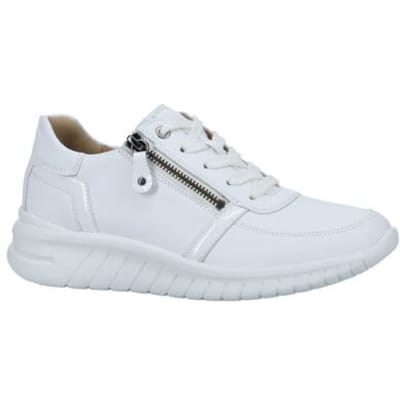 Hartjes Wave Sneakers - Leer - Dames - Wit - Maat 38