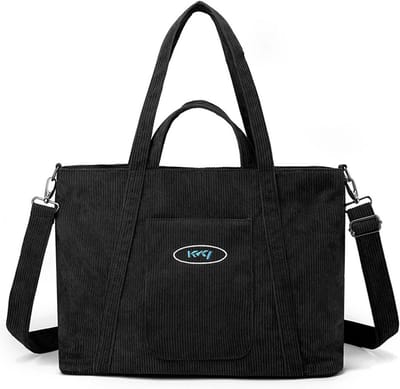 Tas van Corduroy - Dames Handtas - Dagelijks Gebruik - Grote Capaciteit - 43 cm - Bruin