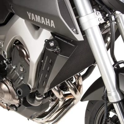 Paar radiateurkappen voor motorfietsen Barracuda Yamaha MT-09