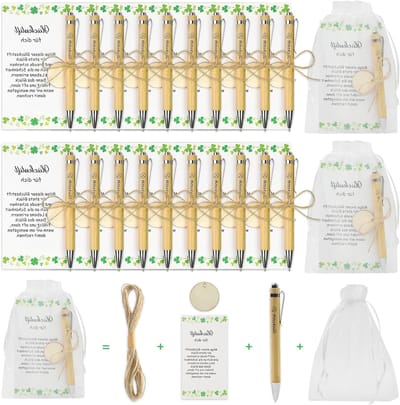 20 Sets Geluksbalpennen, Inspirerende Pennen als Klein Afscheidsgeschenk voor Collega's en Studenten, Perfecte Pens voor Motivatie en Creativiteit