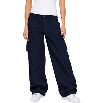 Enzo | Dames Cargo Baggy Jeans