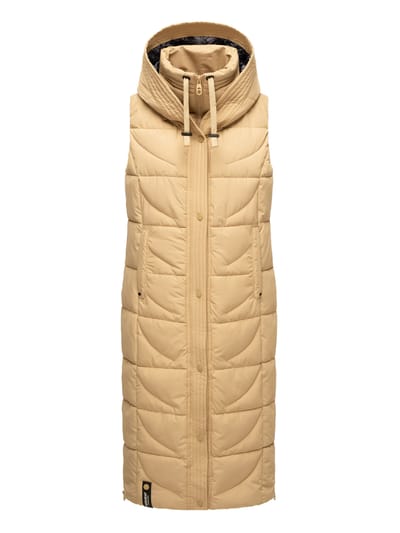 Navahoo dames gewatteerd vest Brezelchen – Lang & Warm