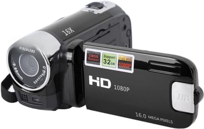 Core® Videorecorder - Videorecorder vhs - Vhs speler - 1080p - Schattige Instant Print Camera -Zwart - 13cm x 13cm x 8cm