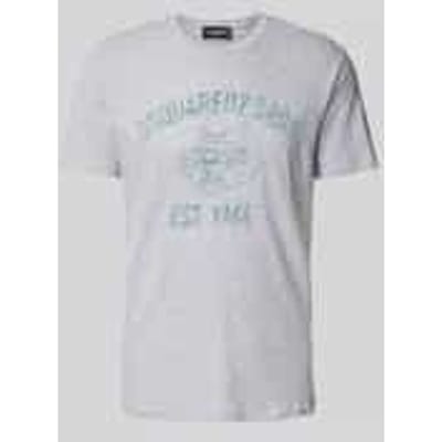 T-shirt met labelprint
