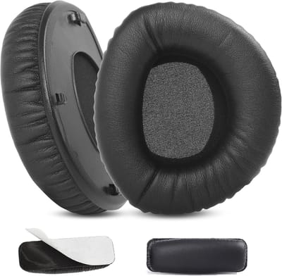 Vervangende oorkussens en hoofdband kussen set voor draadloze hoofdtelefoons - Comfort, geluidsisolatie en duurzame proteïneleer