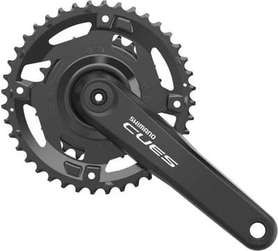 Shimano Cues Fc-u4000 2s Crankstel Zilver 175 mm / 40/26t