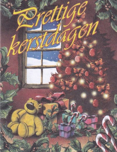 Bloemenkaartjes - 25 Stuks - Mini Kerstkaartjes - 5 x 6.5 cm - Bloemist – Kerstmis - Kadootjes - JK-482