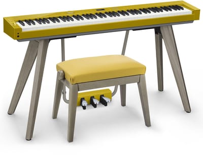 Casio PX-S7000HM Digitale Piano 88 Toetsen Smart Hybrid Hammer Action Harmonious Mustard incl. kruk