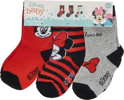 Minnie Mouse Baby Sokken - 9 Paar - Maat 74/80