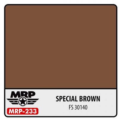 Mr. Paint MRP-233 - Special Brown (FS 30140) – 30 ml verf voor Airbrush & Detailwerk