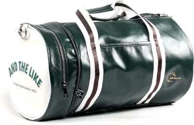 Avoir Avoir®-Sporttas voor mannen en vrouwen - Waterdicht PU-materiaal - Leren ontwerp - Apart schoenencompartiment - Handig formaat 25x25x45cm - Groen
