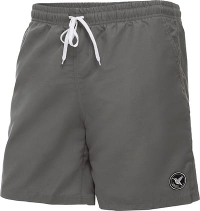Ladeheid LA-LA40-129-SWS Heren Zwembroek - Zwemshorts - met zijzakken - sneldrogend - met binnenslip van mesh - Koordsluiting - Polyester - Grijs - S