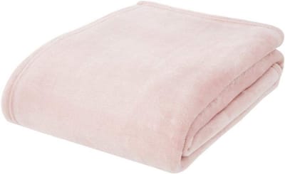 Extra Grote Raschel Pluche Velvet Dekentje 200x240 cm – Zacht & Warm – Blush Roze