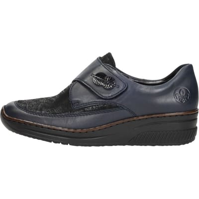 Rieker Instappers - Dames - Blauw - Maat:42