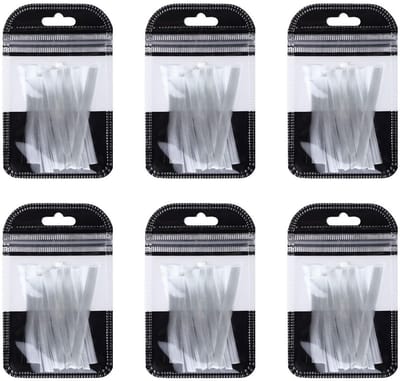 Dailygoods- Kunstnagels 60 Stuks - Nagelverlenging Glasvezel - Lichter en Gemakkelijker - Vezel Materiaal - Geschikt voor Natuurlijke Nagels - Inclusief Instructies