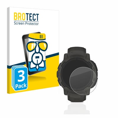 Screenprotector 3 Stuks voor Garmin Instinct 2 Solar Beschermglas transparant