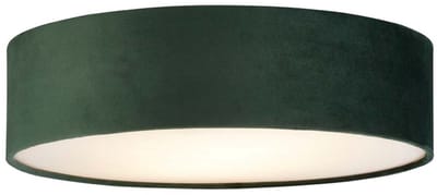 Plafondlamp woonkamer lamp slaapkamer licht E27 fluweel groen wit rond keuken