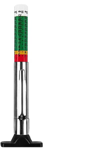 Profieldieptemeter - Meetgereedschap banden - Bandenslijtage controleren - Kleurgecodeerde schaal - 0-32 mm bereik - Niet gespecificeerd