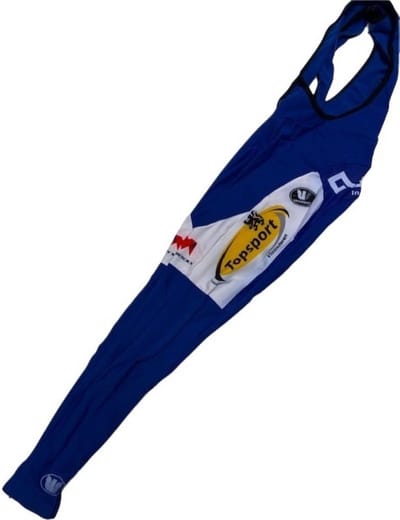 Topsport Vlaanderen Baloise Vermarc Roubaix Lange Broek Bretellen Zonder Zeem Maat XS