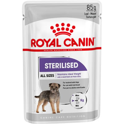 Royal Canin Sterilised Mini Hondenvoer Bestel ook natvoer: 12 x 85 g Royal Canin Sterilised