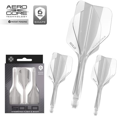 Harrows Solo Clear NO6 - Dart Flights