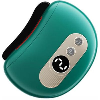 Elektrische Bianshi Schrapbord Rood Licht Hot Compress Vibratie Massage Lichaam Ontstopping Meridiaan Massager Schoonheidsinstrument Schrapstenen black diamond