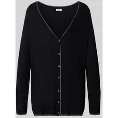 relaxed fit cardigan van viscosemix model 'Aperta'