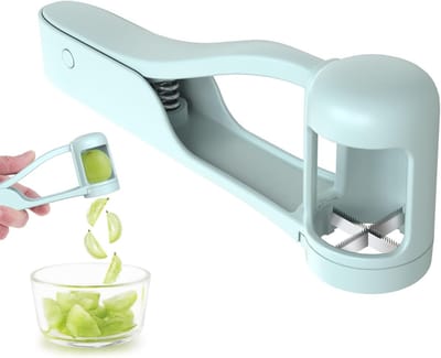Grape Cutter voor Peuters - Snijgereedschap voor Druiven, Tomaten en Aardbeien voor Fruit- en Groentesalades (Blauw)