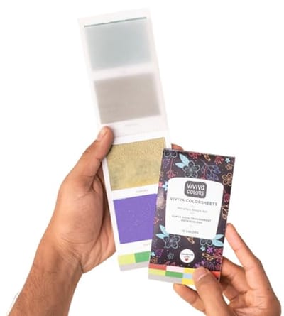 Aquarelverf Set met 10 Metallic Kleuren voor Buiten en Onderweg - Handgemaakte Aquarelverf