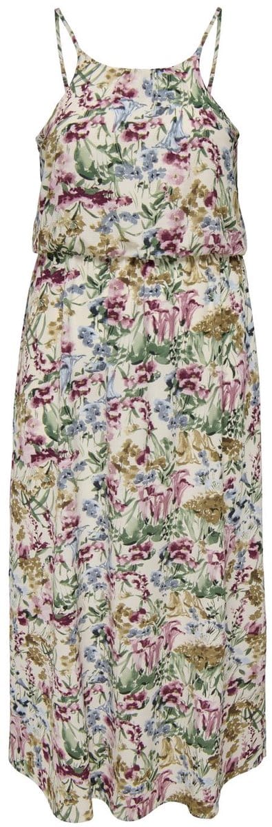 ONLY CARMAKOMA - CARWINNER S/L MAXI DRESS WVN Dames Jurk