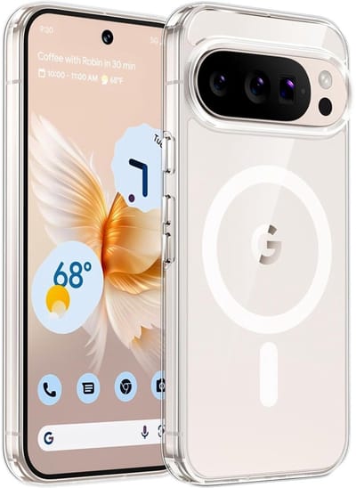 CaseBoutique Backcase hoesje geschikt voor Google Pixel 10 - Effen Transparant - TPU (Zacht) - Volledig Doorzichtig - Compatible met MagSafe en Qi2