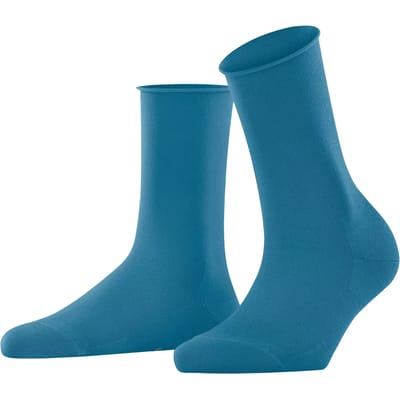 FALKE Active Breeze eenkleurig lyocell sokken dames blauw - maat 35-38