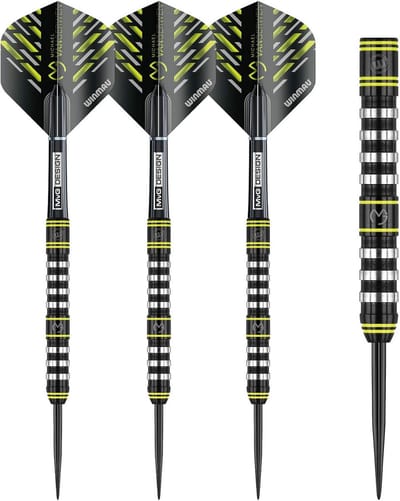 Professionele Tungsten Steeltip Darts 24 Gram - Inclusief Prism Flights en Nylon Shafts