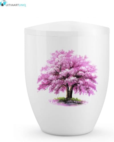 Urn Hoogglans wit magnoliaboom herfst - bio