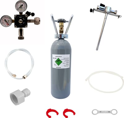 Accessoirepakket voor biertap Pygmy 1-kraan - met 5L Adapter, CO2-fles 2 kg