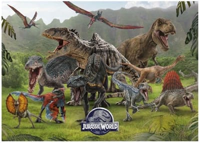 Dino Puzzel - Legpuzzel 1000 stukjes - Ontspanning thuis - Gedetailleerd filmthema - 66 x 47 cm