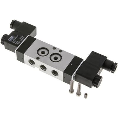 5/2 G1/4'' NAMUR Bi-Stabiel Magneetventiel 12V DC 2-10bar/28-140psi Airtec