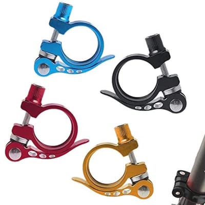 Zadelpenklemmen Set van 4 - Aluminium, Snelspanner, Voor 34,9 mm Fietsen