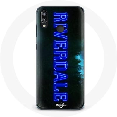 Coque pour Huawei P20 Lite - Riverdale - Logo bleu - Souple - Protection - Mixte bleu