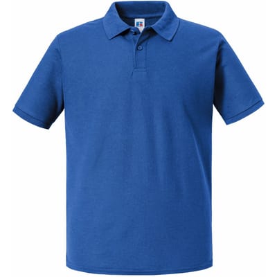 Russell Heren Authentiek Piqué Poloshirt (Helder Koninklijk)