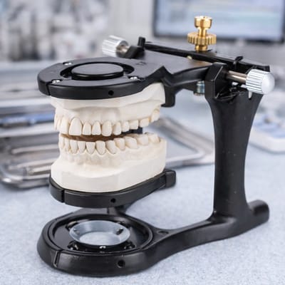 Belux Surgical Instruments – Tandheelkundige Magnetische Articulator – Anatomisch Verstelbaar – Dental Articulator voor Precisie Prothetiek