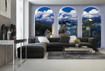 Poster | Blauw | 104 x 70,5 cm