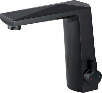 Mawialux wastafelkraan - Automatische sluiting - Sensor - Mat zwart - Thomas