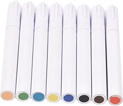Onderglazuur Markers - Keramiek Pennen - Keramiek Decoreren - Waterbestendig Fadebestendig - 8 Stuks - Veelkleurig