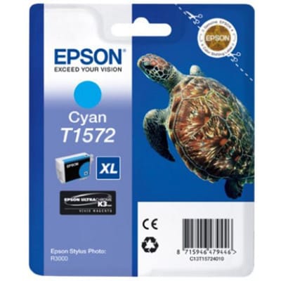 Epson T1572 inktcartridge cyaan hoge capaciteit (origineel)