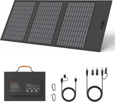Opvouwbaar zonnepaneel 45 W - Draagbare zonne-oplader voor voertuigen en elektrische apparaten