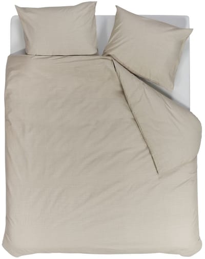 Vtwonen Cozy Slub dekbedovertrek - Lits-Jumeaux - 240 x 220 cm - Zand