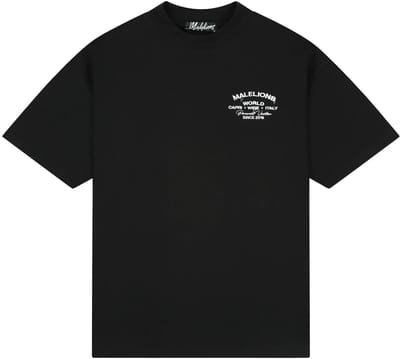 Malelions permanent vacation t-shirt in de kleur zwart.